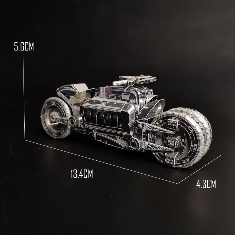 NANYUAN I22215 консилерный мотоцикл 3D металлическая модель в сборе 2 листа головоломка