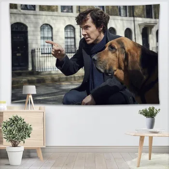 

Custom Wall Tapestry Wall Hanging Tarot Custom Tapestry Plant Sherlock Holmes Tapestry Mandala Home Decor Large size