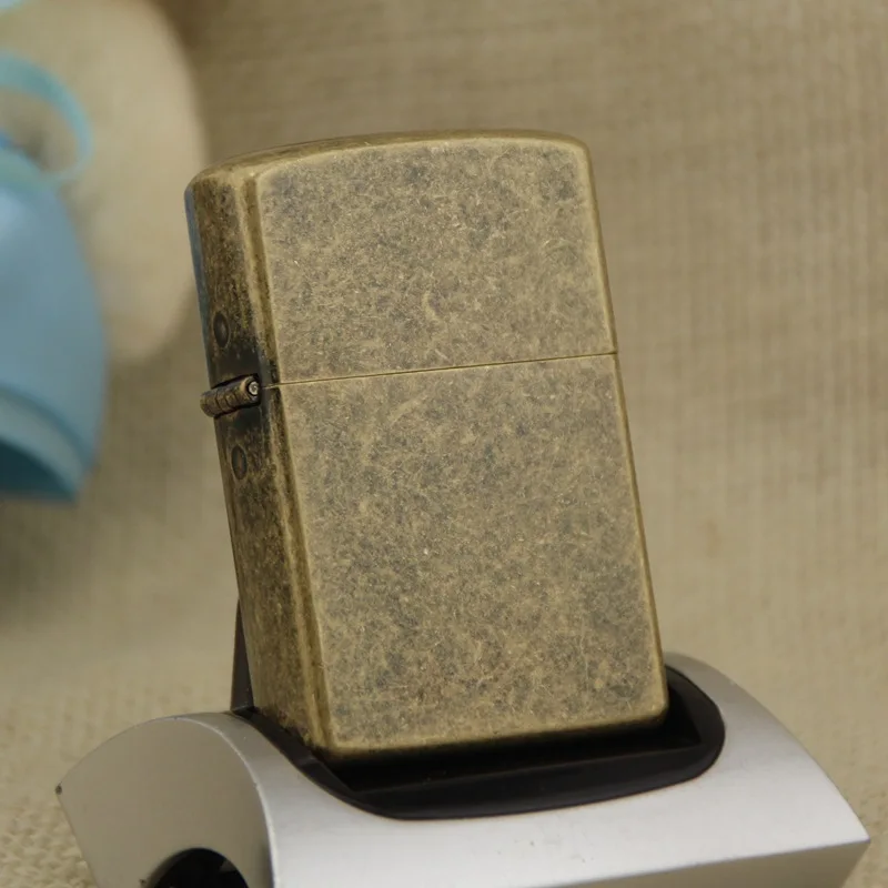 

Chief Bronze color Gas Cigarette Lighter Cigarettes Kerosene Flint Petrol Vintage Gasoline Lighter Oil Petrol Refillable