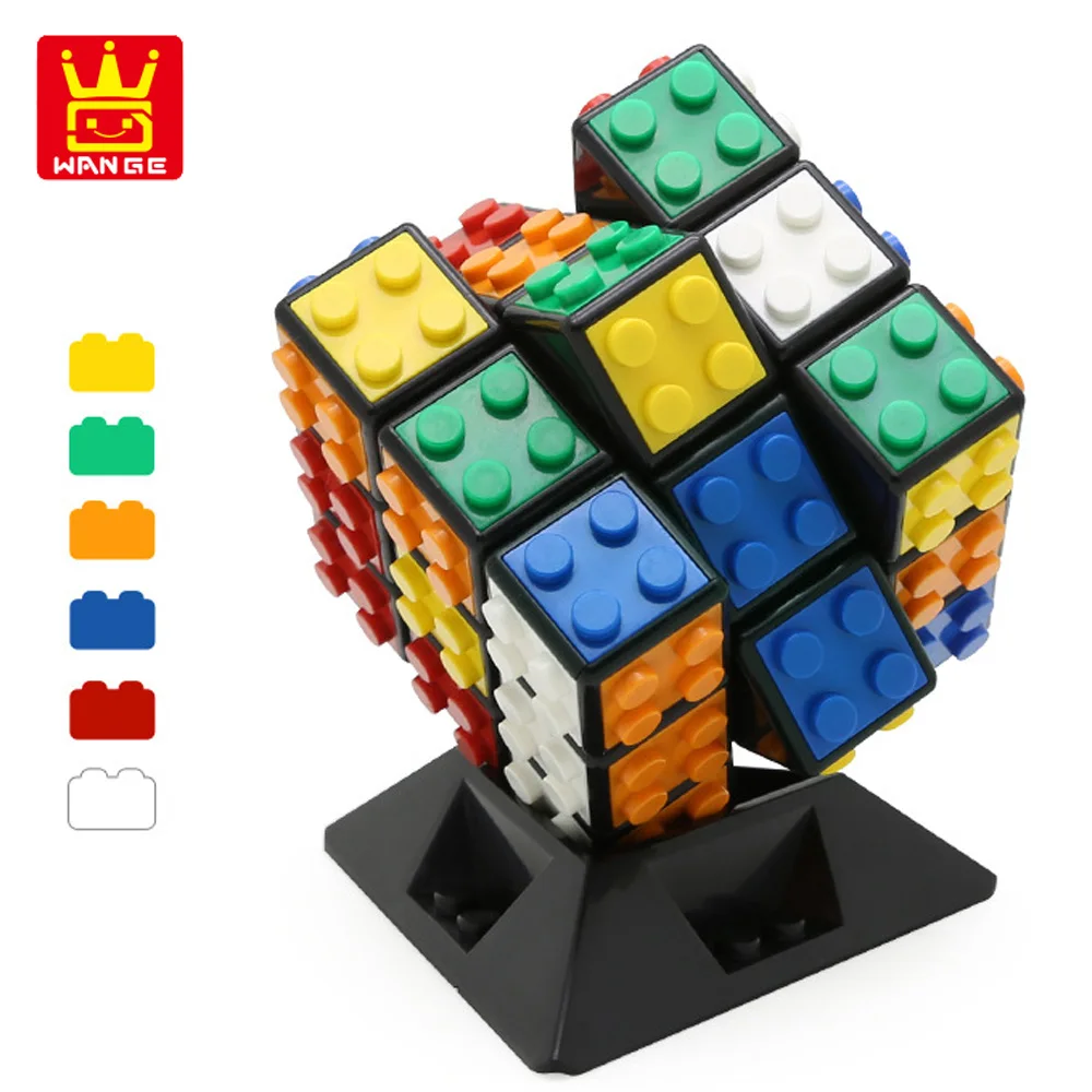 WANGE Cube 3x3x3 cm Magic Cube Professional Competition Speed Cube Puzzle Blocks Cube Toys for Children Adults Gift