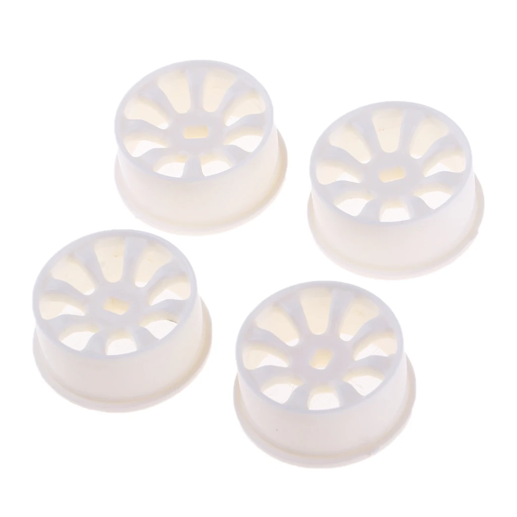 4Pcs Plastic Wheel Rim For RC 1:24 Road Racing Car Accessories