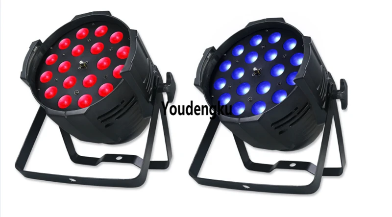 24 pcs 18*10W rgbw 4in1 dmx LED Par Light RGBW Stage par can zoom led light | Лампы и освещение