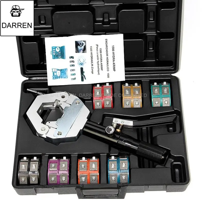1PC FS-7842 Automotive A/C Hose Crimping Tools for Repair Air Conditioner Pipes Hose Crimper Kit