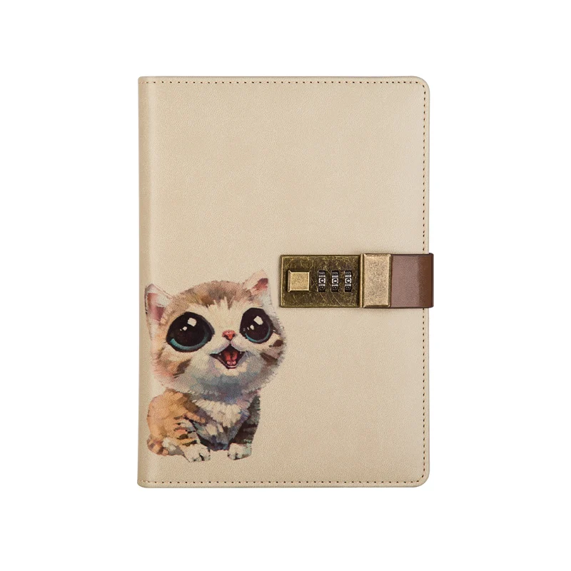 

Creative little refreshing code book Korean compact multi-functional lock diary cute notebook primary school students notebookB6