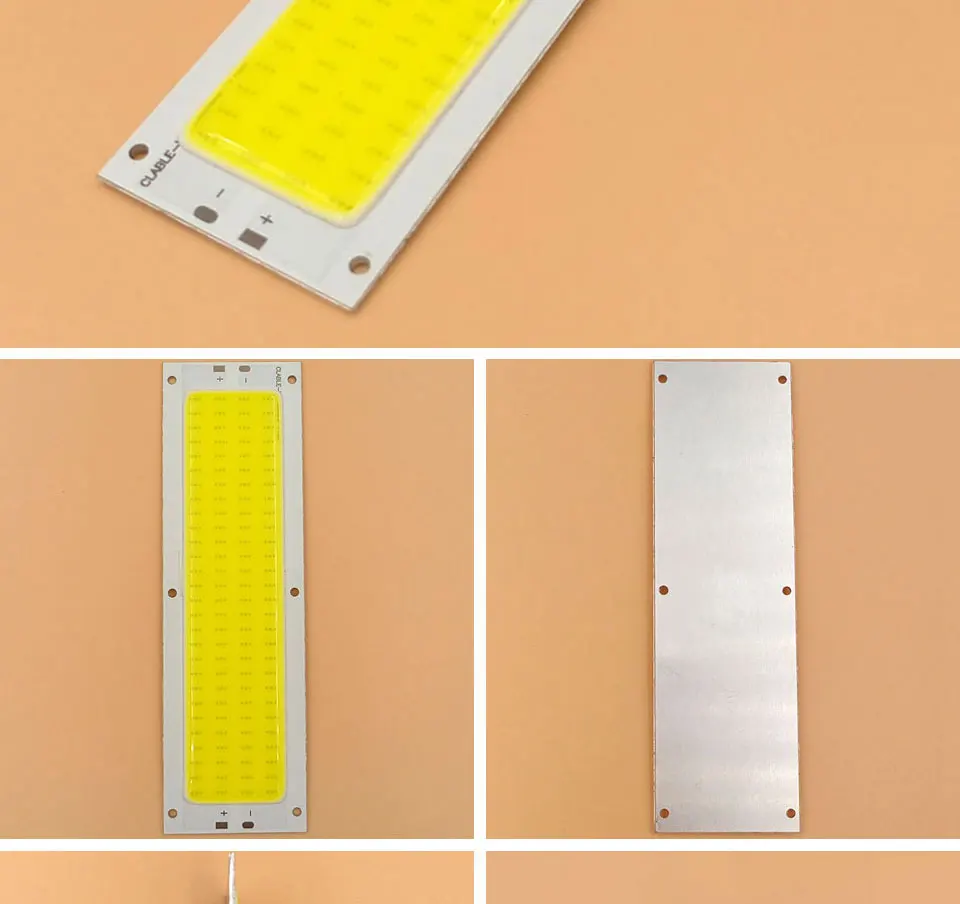 10W LED COB Strip Light Bulb Lamp 1000LM DC 12V White Blue 120x36mm LED Chip car Light Source for DIY (2)