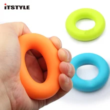 3 шт/лот силиконовые спортивные мышцы силовой ручной захват тренировочный захват пальцев кольца тренажер прочность 30lb 40lb 50lb S