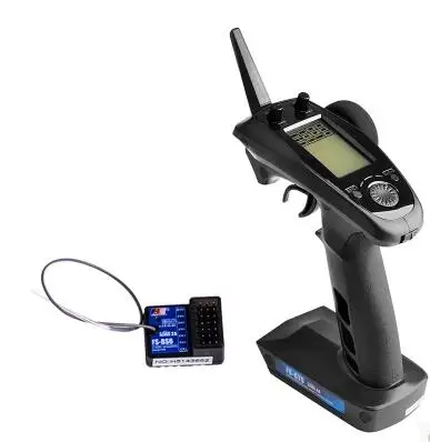 

Flysky FS-GT5 2.4G 6CH Transmitter with FS-BS6 Receiver for RC Car Boat spare parts