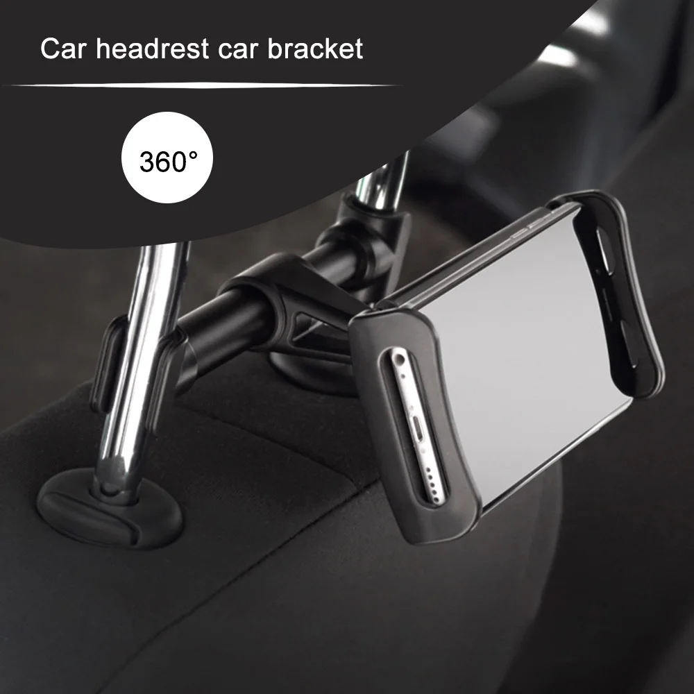 

Car Rear Pillow Bracket Tablet Seat Back Headrest for 4-11 Inch Mobile Phone Hook Accesories Racket Universal Clip