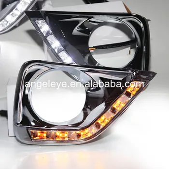 

for Vertiga Mark X 2 REIZ 6pcs LED DRL Daytime Running Light with LED Turn lights 2010-2012 Year V2