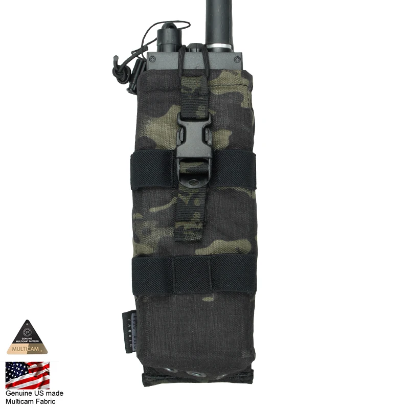 

TMC Tilt-Out 152 MBTR Radio Case Walkie Talkie Pouch Molle Wargame Airsoft Paintball Camo Combat Gear TMC2541 Multicam Black