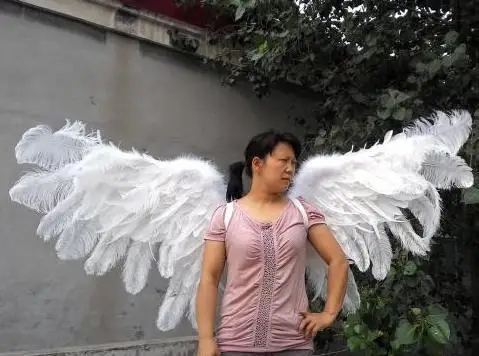

classic Fashion Angel Feather Wings For Models-show Performance Show COSPLAY Wedding Custom Feather Wings EMS Free shipping
