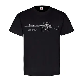 comprar Homens 2018 Casual Fino Ajuste Roupas Da Marca G3a3 Zf G3 Paraquedistas Bw Sniper Rifle Scope 7.62mm Arma G3a3 Marksmant Camisa Loja