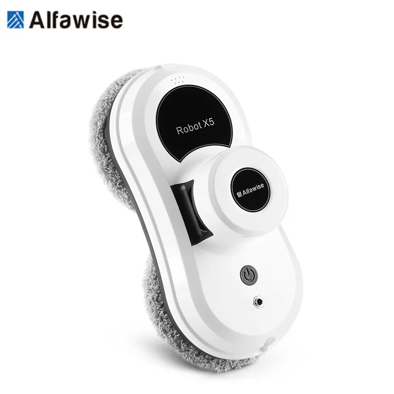 

Alfawise S60 Window Cleaning Robot High Suction Glass Window Cleaner Wiper Robot Anti-falling Remote Control Vacuum Cleaner