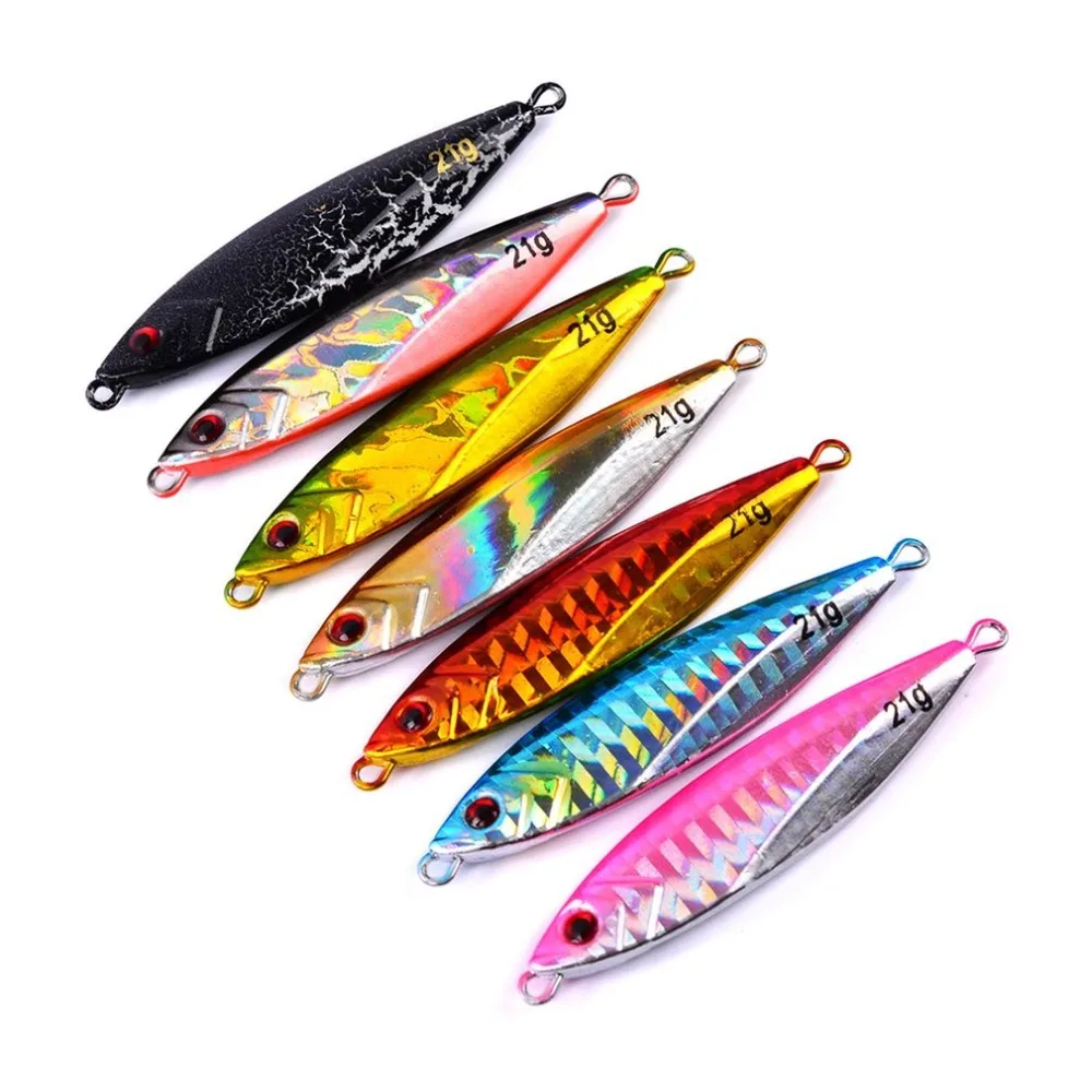 

6.5CM/21G Metal Fishing Lures Small Size 3D Lifelike Fishing Tackle Metal Jigging Fishing Lure Artificial Hard Bait