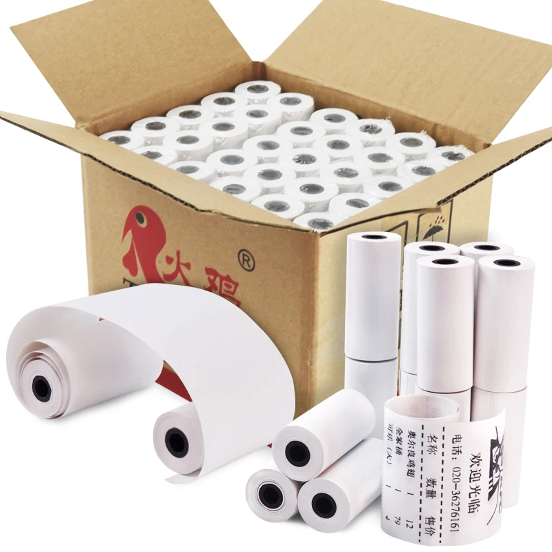 Box of 20 Rolls FREE DELIVERY 57mm x 50mm Thermal Till Rolls 