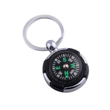 Прямая ; г.; 1 шт. открытый Портативный сплава серебра шин Компасы мини брелок кольцо цепи подарок# JC