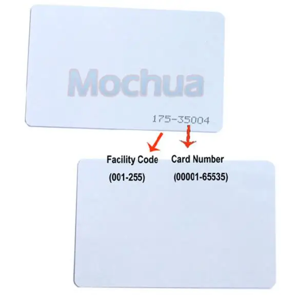 H I D Card 1386 Rfid Smart Isocard 125Khz 26Bit For Access Control Format H10301 huismerk kopen in de aanbieding