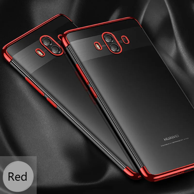 Silicone Soft Back Case For Huawei P8 P10 Lite Plus Mate 7 8 9 10 Pro Cover Electroplating Cases HuaweiP9 Lite2017 |