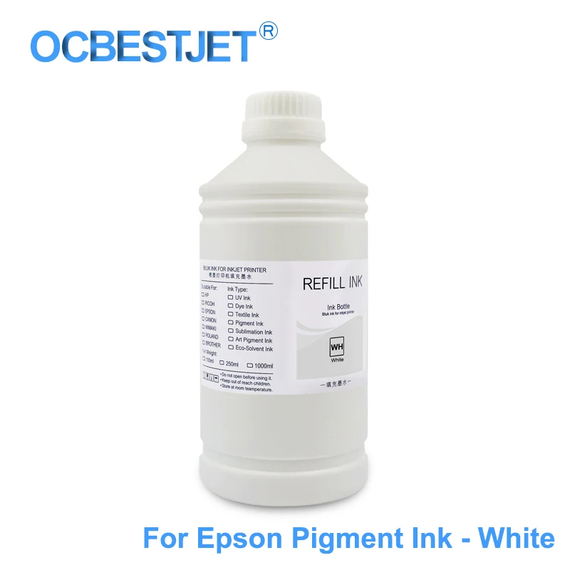 DX6 белых чернил пигмента для Epson Stylus Pro WT7900 7900CTP WT7910 7910CTP 7900 7910 белый пигментные