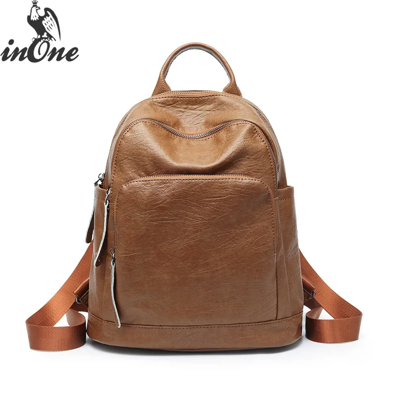 

inOne 2018 Kanken Travel Backpack Women Girl Teenager Children Student Bag Mochila Luxury Leather Backpacks