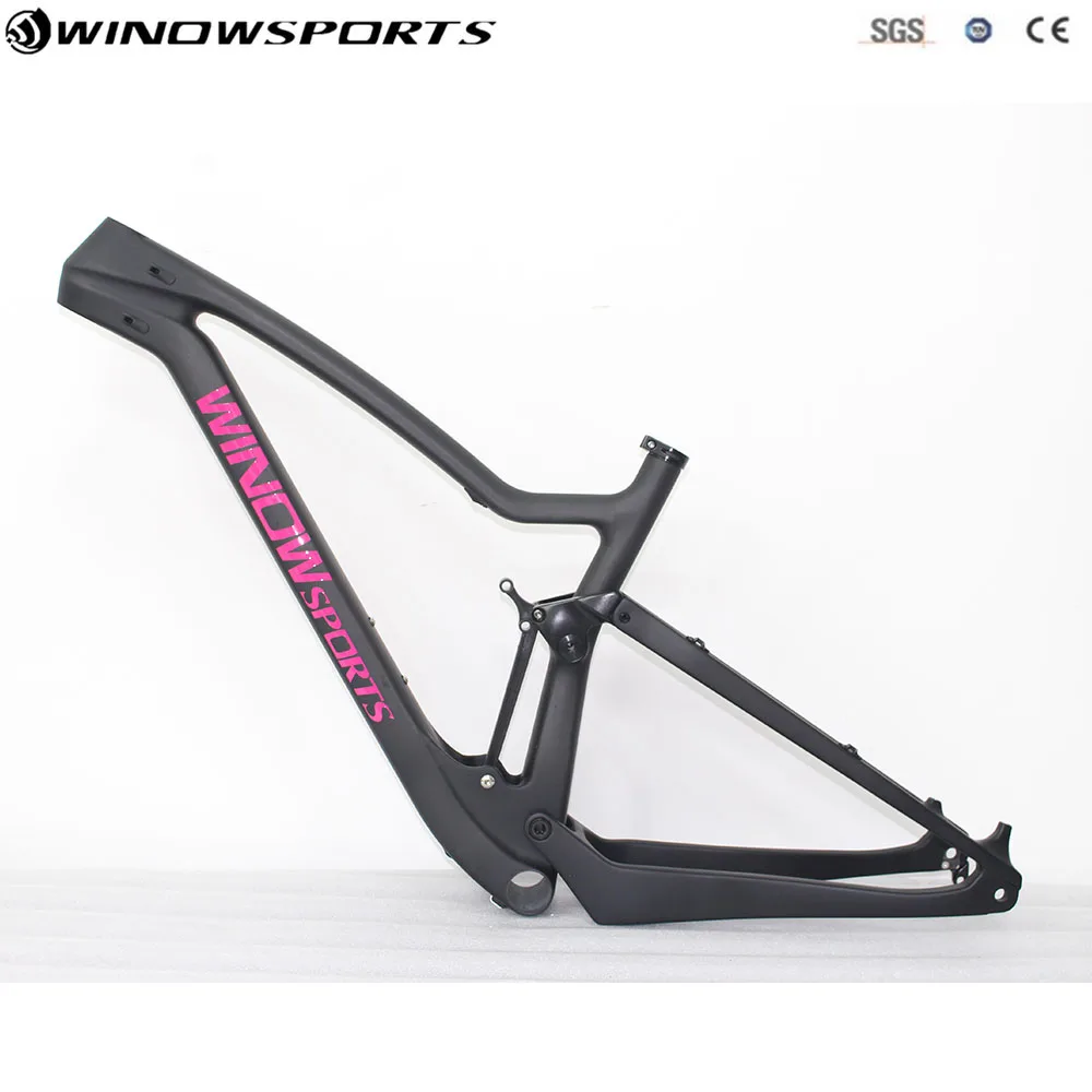 2018 Mountain Bike XC 29er Full Suspension MTB Frameset mountain bikes