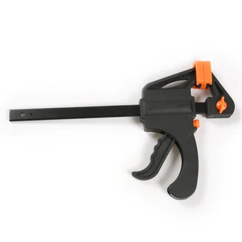 

2PCS 4 Inch Quick Ratchet Release Speed Squeeze Woodworking Bar Clamp Clip Kit Spreader Gadget Tool DIY Hand Speed Clamp