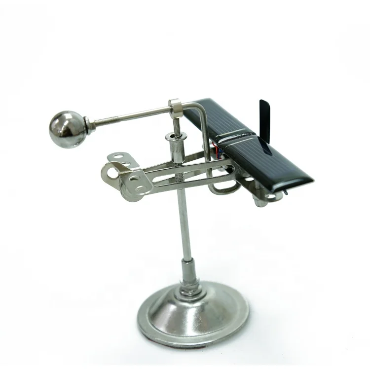 

2019 Latest Creative Science and Technology Desktop Display 2-way Gravity Balanced Small Solar Aircraft Toys