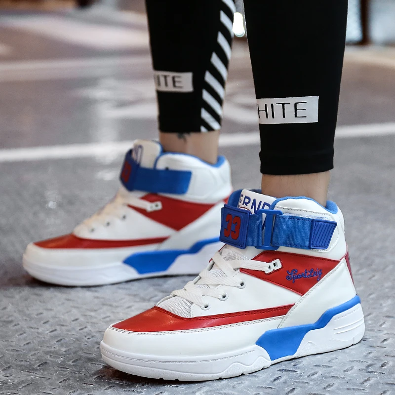 Los hombres Zapatillas de Baloncesto Zapatillas de deporte transpirables al aire libre Atlético Zapatos de deporte al aire libre Hombre tobillo jordan botas Zapatillas de Baloncesto