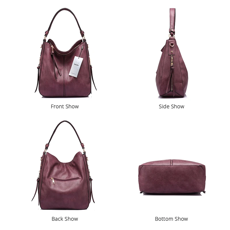  REALER women handbags female Crossbody shoulder bags high quality PU leather messenger bags for lad - 32890121608