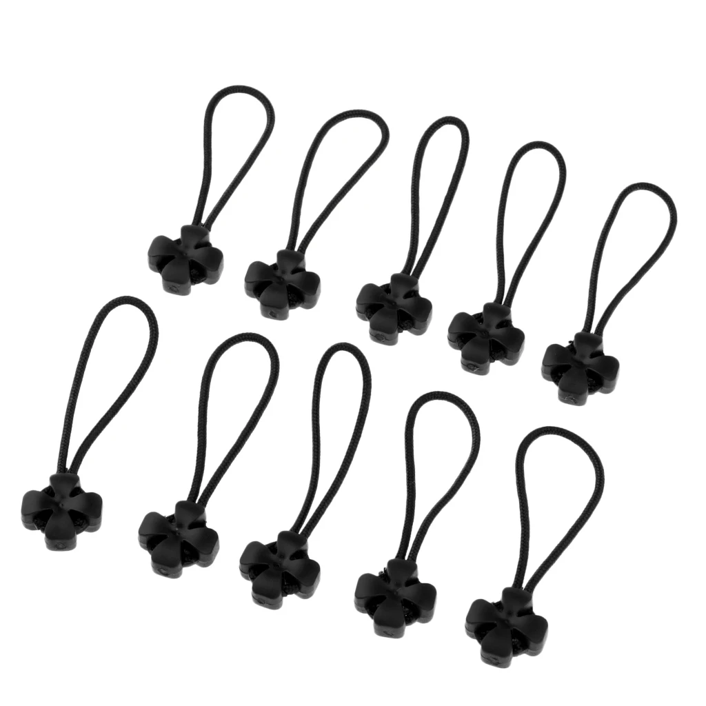 

20pcs Zipper Extension Pulls Cord Rope For Outdoor Travel Backpack Camping Tents Replacements