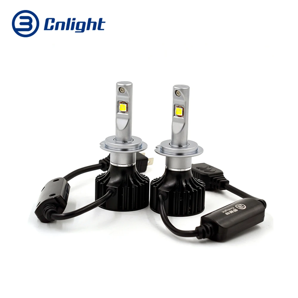 Cnlight высокое качество H7 светодио дный фар супер яркий лампы 5000 К 6500 8000 Люмен 70 Вт