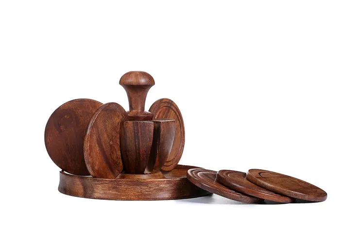 Пакистан резьба по дереву ремесла подставки.|coaster|coaster wood |