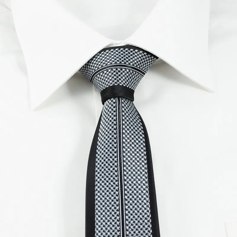GUSLESON новые мужские галстуки на заказ Брендовые мужские полосатые галстуки в горошек Hombre 6 см Gravata Тонкий Галстук Классический Бизнес Повседневный галстук для мужчин