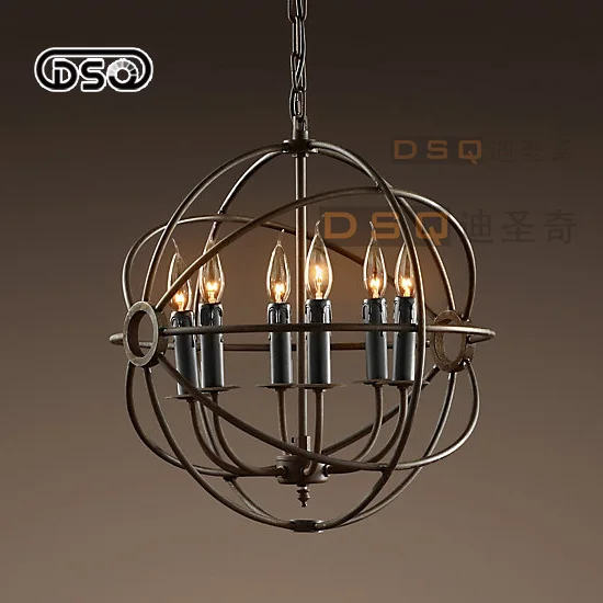 DSQ сфера высокое качество американской винтажном стиле кантри кованого железа