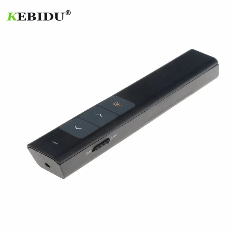 

KEBIDU Wireless Presenter RF 2.4GHz Mini USB Wireless Remote Control Presenter Powerpoint PPT Presentation Pointer For Teaching