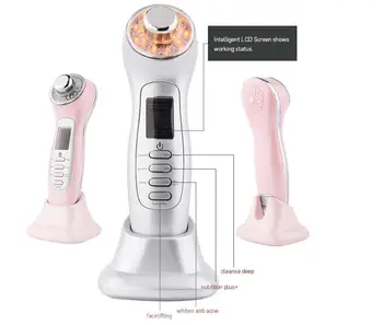 

7 IN 1 Skin Care Ultrasonic Galvanic Ion Photon Skin Rejuvenation Anti Aging Acne Remover Face Lifting Beauty Machine