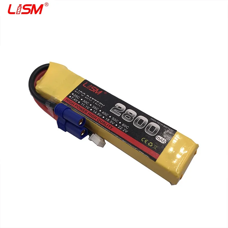 

RC Toy LiPo Battery 2S 7.4V 2800mAh 60C max120c LiPo 2S For for Rc Airplane Helicopter Drone Car Boat Li-Po Batteria #20Y19