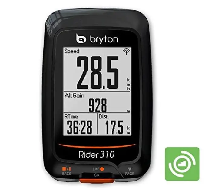 

Bryton Rider 310 GPS Cycling Computer Enabled Bicycle/Bike computer Waterproof wireless speedometer