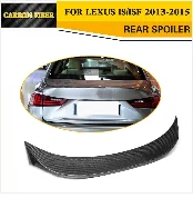 Задний диффузор из углеродного волокна для Lexus IS ISF Sedan 4 двери IS200T IS250 IS300 IS350 13-16 двойной выхлоп один выход