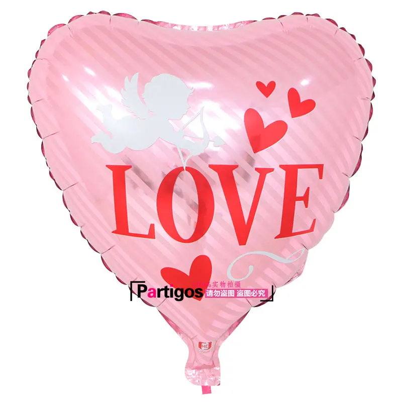 150 шт./лот 18 дюймов подарки на день Святого Валентина свадебные украшения надувные шары для праздника воздушные шары я люблю тебя новогодние шары