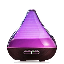 300 мл темное дерево увлажнитель воздуха Эфирное масло Ароматерапия Электрический автоматический Арома диффузор Mist чайник для дома