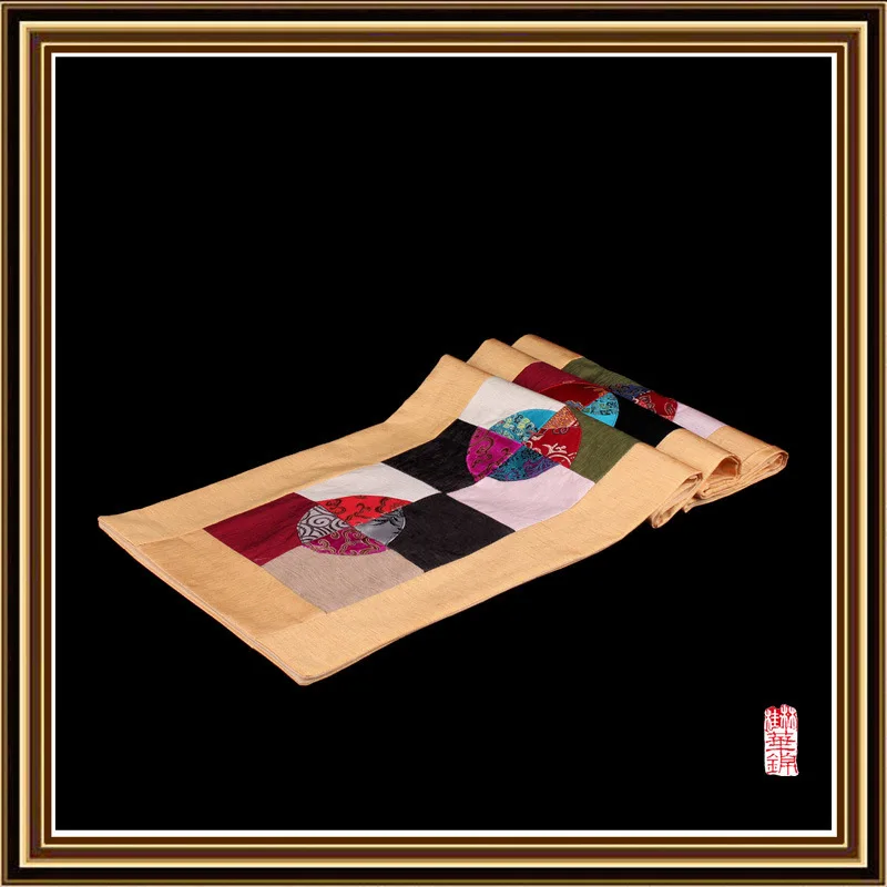 The new high-end European-style decoration stitching tablecloths tablecloths table runners The new high-end European-style decoration stitching tablecloths tablecloths table runners
