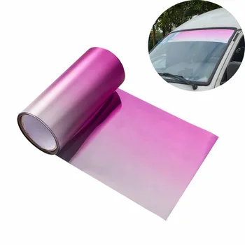 

1 Roll Car Window Tint Film Windshield Solar Protection Sunshade Sticker PVC Car Wrap Pink Color