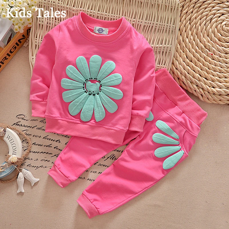 

PR-034 Infant Costumes 2019 Autumn Clothing for Little Girls T-Shirt + Pants for Girls Set of 2piece Clothes Children's Clothing
