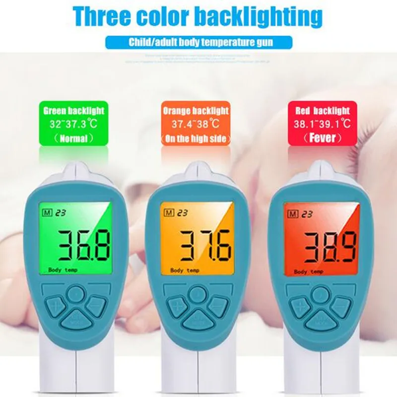 Цифровой инфракрасный термометр lcd Бесконтактный ИК инфракрасный градусник поверхность тела измерительная пушка ручной