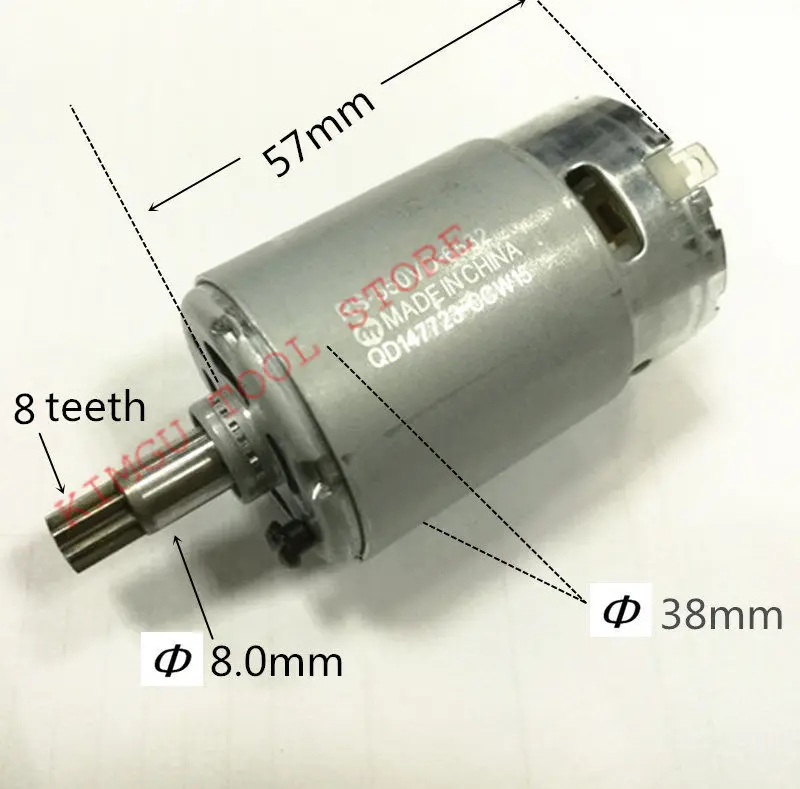 WORX Motor RS 550VD 6532 H3 for WORX 50027484 WU390 WX390 WX390.1 WX390