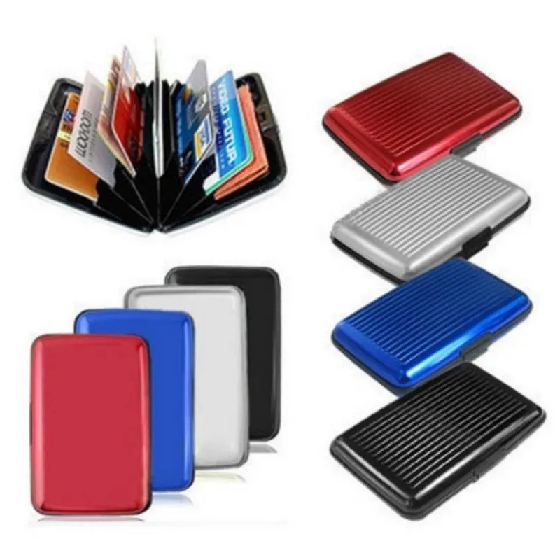RFID PROTECTION High Grade Aluminum Women Credit Card Holder men Metal