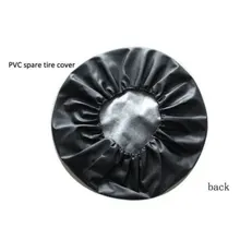 BBQ@FUKA Heavy Duty Vinyl PU Leather 17″ Spare Wheel Tire Tyre Cover Cap Bag Garage Tire Case Automobile Tire Fit for Golf