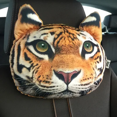 

3D Car Headrest Seat Covers Supplies Neck Auto Safety headrest Car Styling car safety headrest Car personality decoration