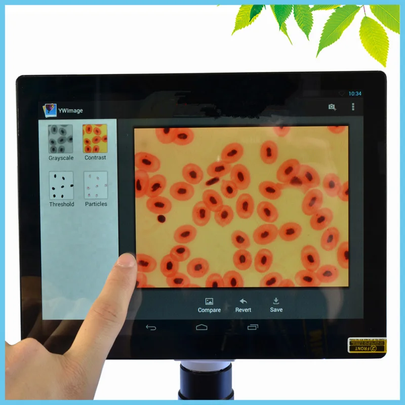

9.7 Inch Large Screen Digital Microscope HDMI Measuring Android Touchscreen Microscope Cell Counts Camera